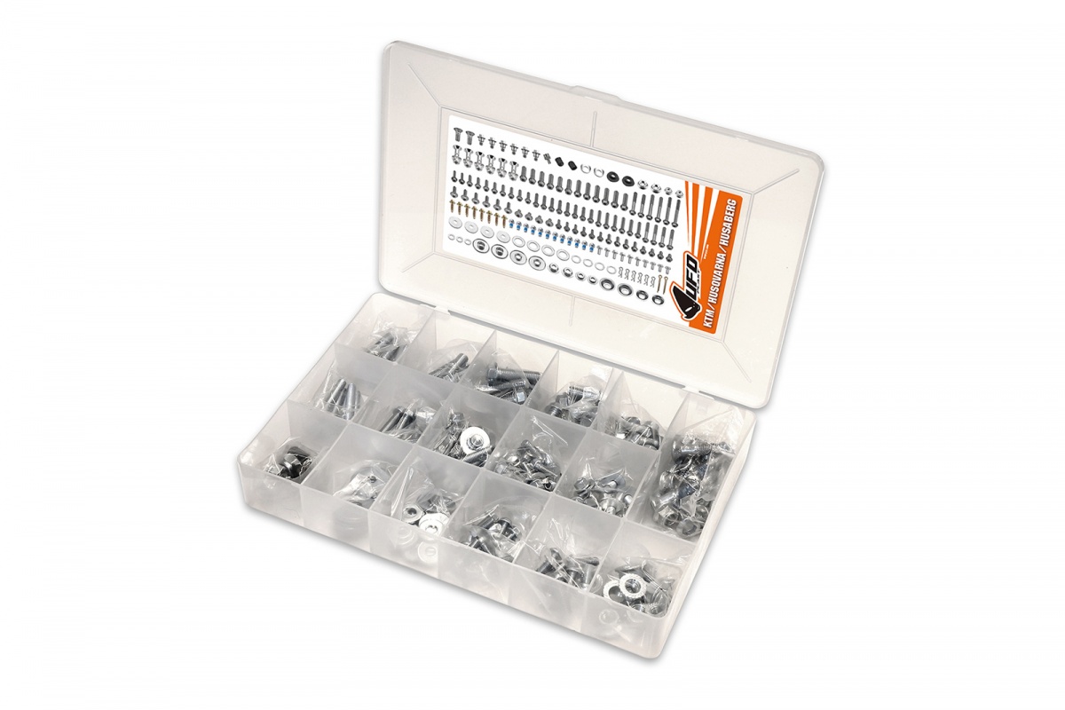 Motocross bolt kit Complete Professional Pack Ktm, Husqvarna and Husaberg - Other items - AC02300 - Ufo Plast