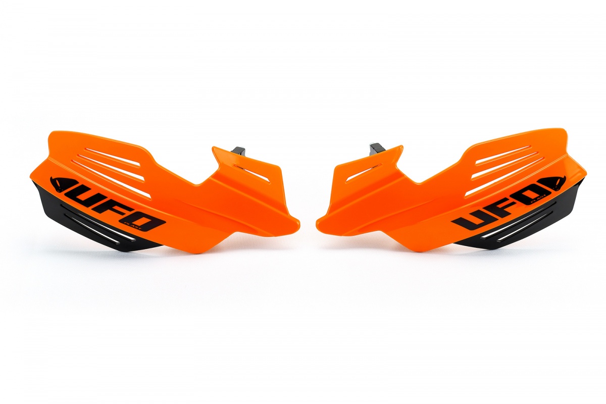 Motocross handguards Vulcan neon orange - Handguards - PM01650-FFLU - Ufo Plast