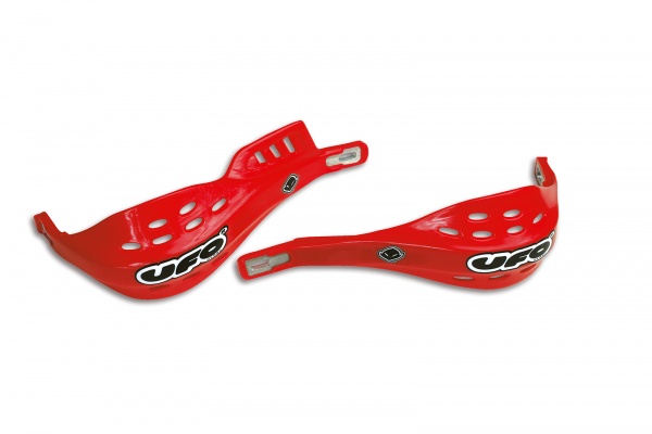 Supermotard handguards Jumpy oversize red - Handguards - PM01625-070 - Ufo Plast