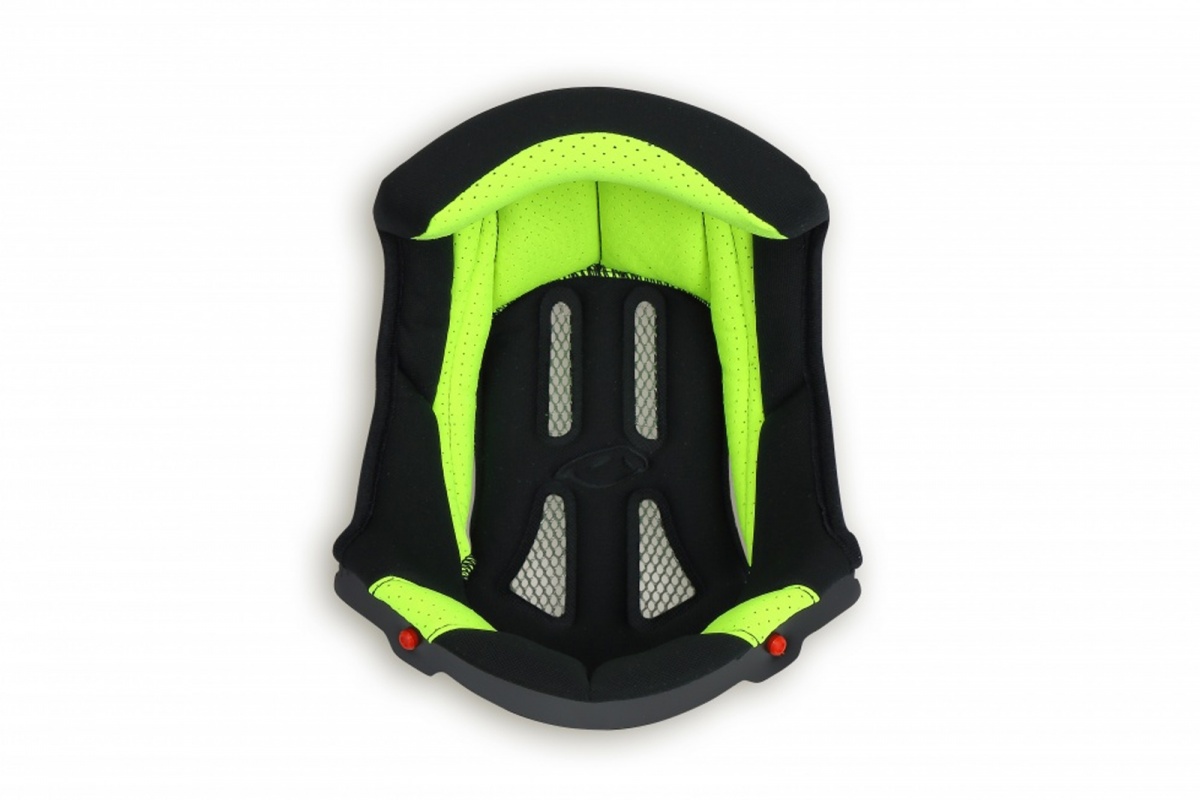 Inner pad for motocross Diamond helmet neon yellow - Helmet spare parts - HR063-DFLU - UFO Plast