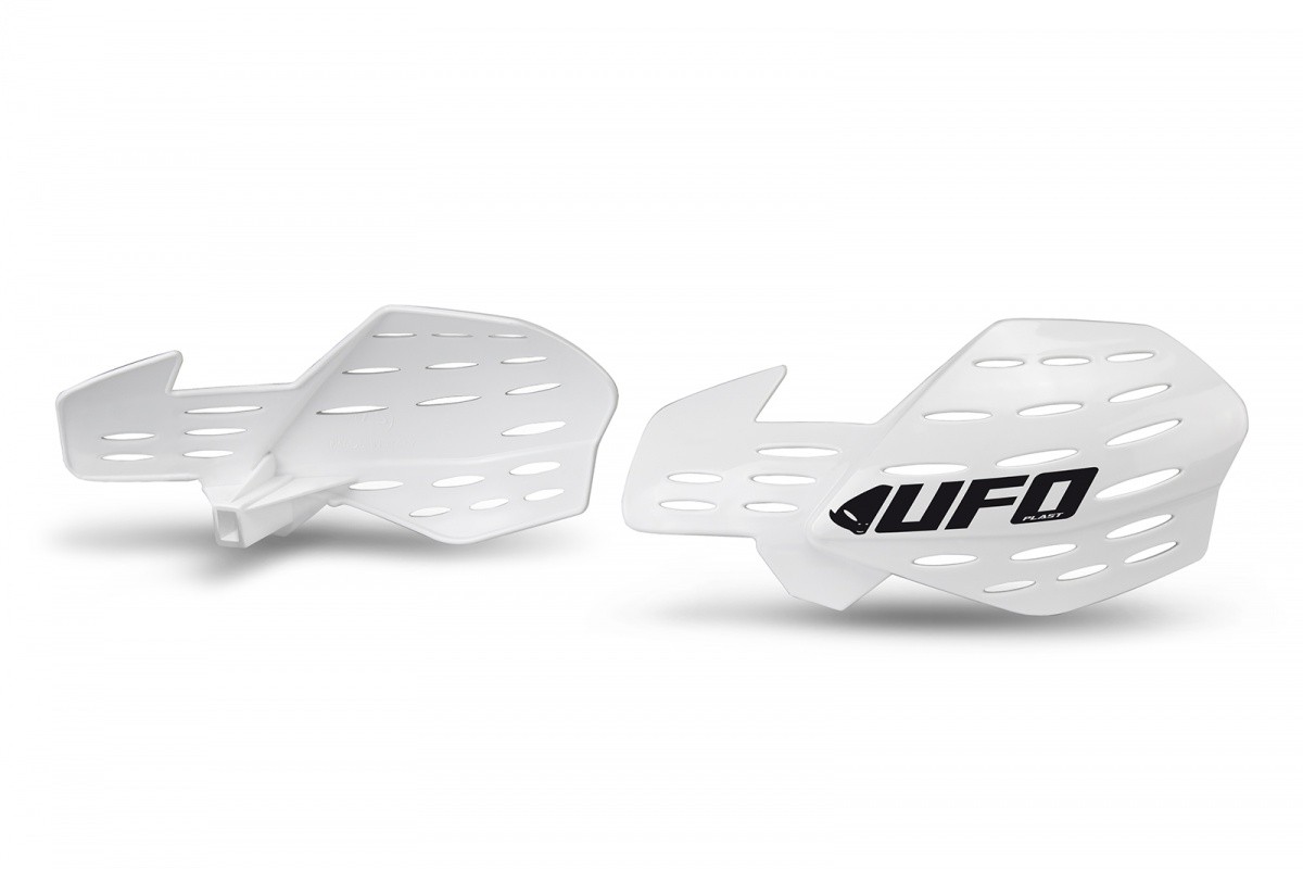 Motocross universal replacement handguard Guardian 2 white - Spare parts for handguards - PM01662-041 - Ufo Plast