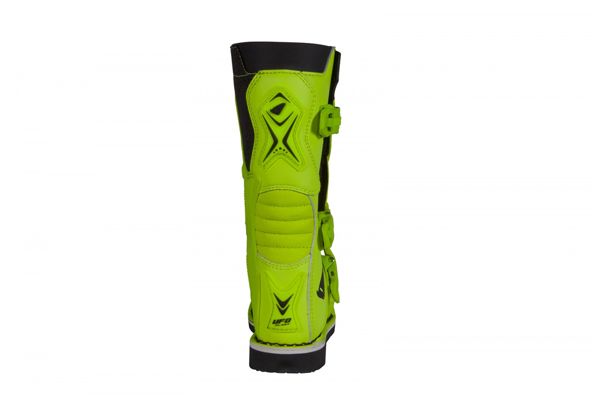 Motocross Typhoon boots for kids neon yellow - Boots - BO011-DFLU - Ufo Plast