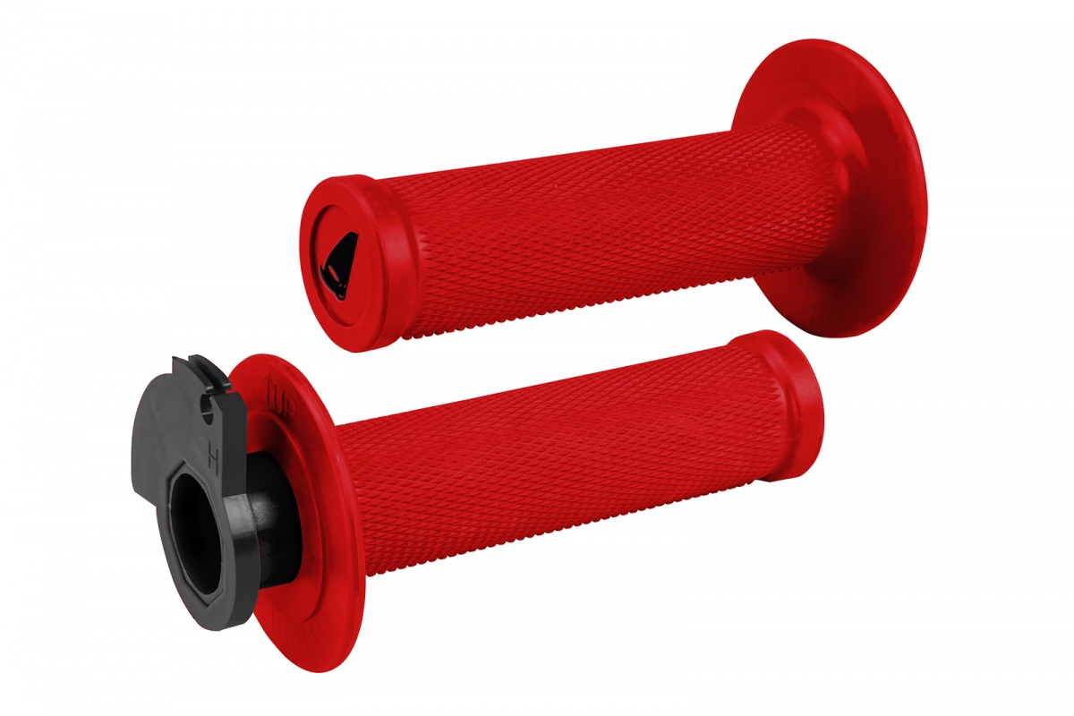 Motocross grips Lock-on Grips red - Grips - MA01828-B - Ufo Plast