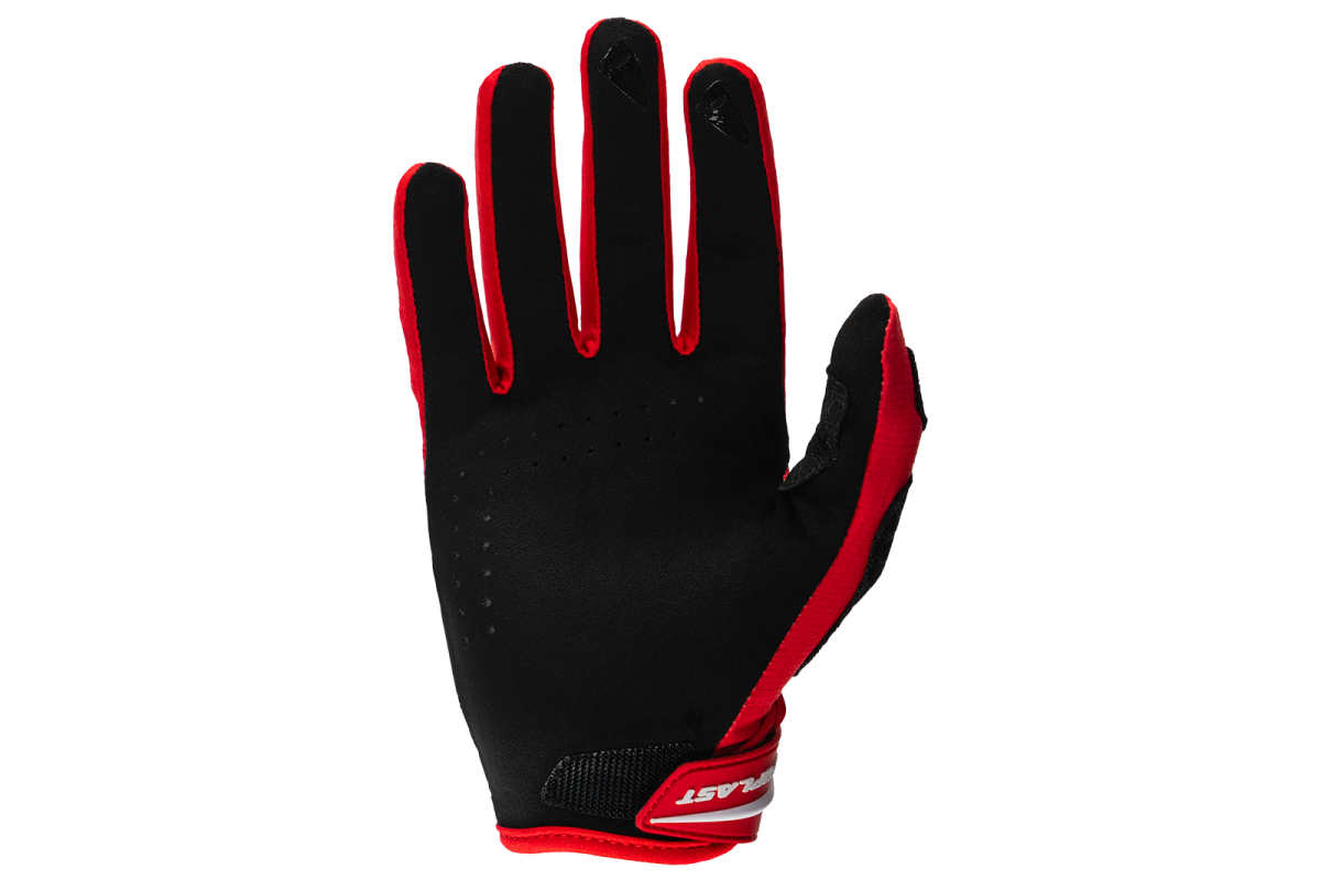 Motocross Hayes gloves red and white - Gloves - GL13001-BW - Ufo Plast