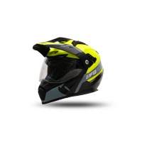 Motocross Aries helmet black and neon yellow - Helmets - HE13500-DK - Ufo Plast