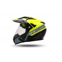 Motocross Aries helmet black and neon yellow - Helmets - HE13500-DK - Ufo Plast