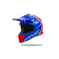 Motocross Intrepid helmet blue, red and white - Helmets - HE13400-CB - Ufo Plast